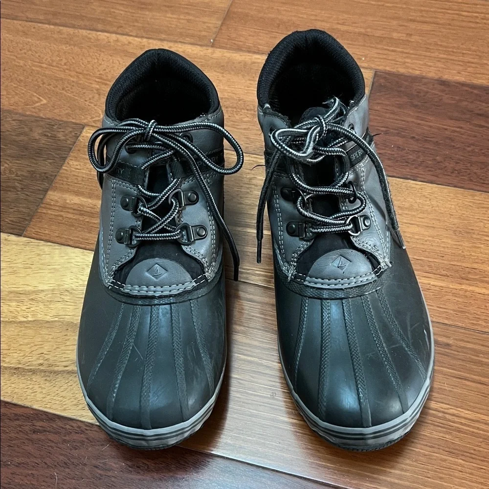 Sperry Bowline Storm Boot Black gray Unisex EU 38 US 6M